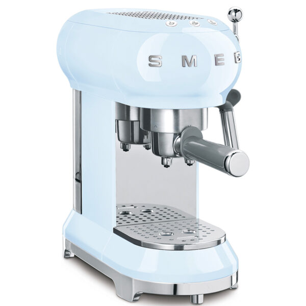 SMEG ECF01PBSA EXPRESSO COFFEE MACHINE PASTEL BLU Masons