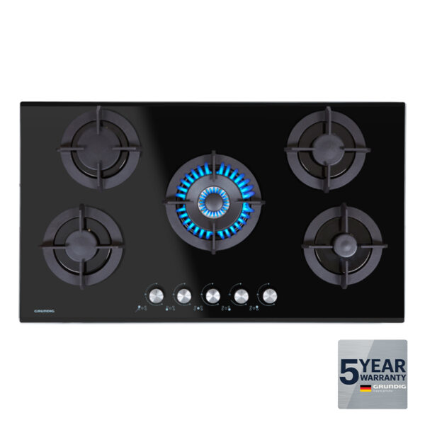 GRUNDIG GIGG9235150 X 90CM GAS ON GLASS HOB Masons