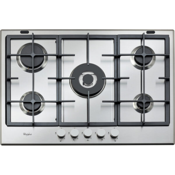 WHIRLPOOL GMA7522IX GAS HOB 75CM S/STEEL