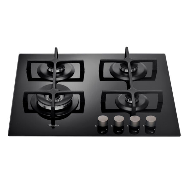 WHIRLPOOL GOA6423NB 60CM GAS ON GLASS HOB Masons