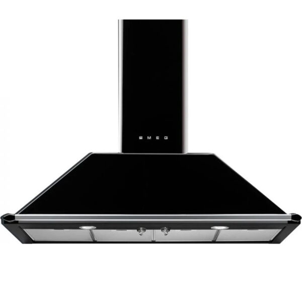 SMEG KT110BLE EXTRACTOR GLOSSY BLACK 110CM VICTOR Masons