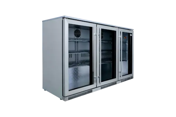 SNOMASTER SD-300SS 3 DOOR STAINLESS STEEL BEVCOOL Masons