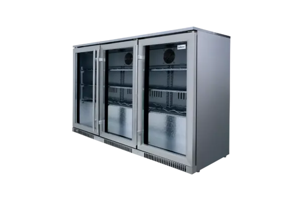 SNOMASTER SD-300SS 3 DOOR STAINLESS STEEL BEVCOOL Masons