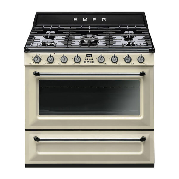 SMEG TR90P COOKER CREAM 90CM 5 BURNER VICTORIAN Masons