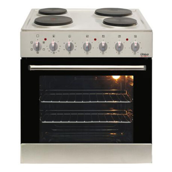 UNIVA U336SS U/COUNTER OVEN+HOB SOLID S/STEEL Masons