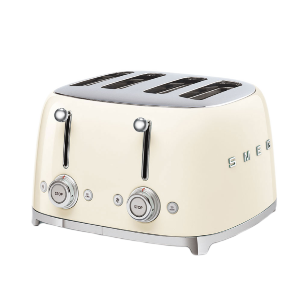 SMEG TSF03CRSA VINTAGE CREAM 4 SLICE SQUARE TOAST Masons