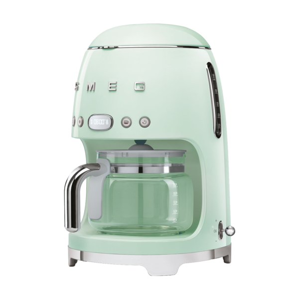 SMEG DCF02PGUK DRIP FILTER PASTEL GREEN UK COFFEE Masons