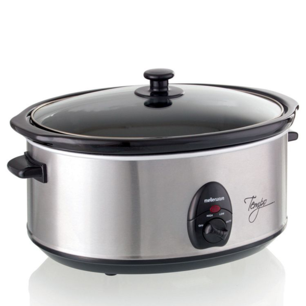 MELLERWARE 27560A 6.5L 320W S/S TEMPO SLOW COOKER