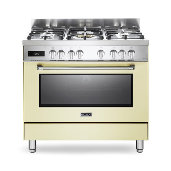 ELBA 9S4EX937NC 900 5 GAS + ELECTRIC OVEN CREAM Masons