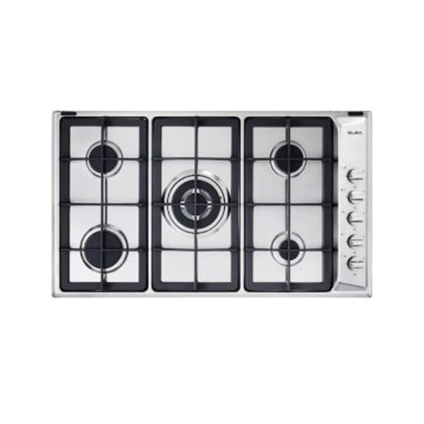 ELBA 02/EBW95 90CM 5 BURNER GAS HOB CAST IRON GRI Masons