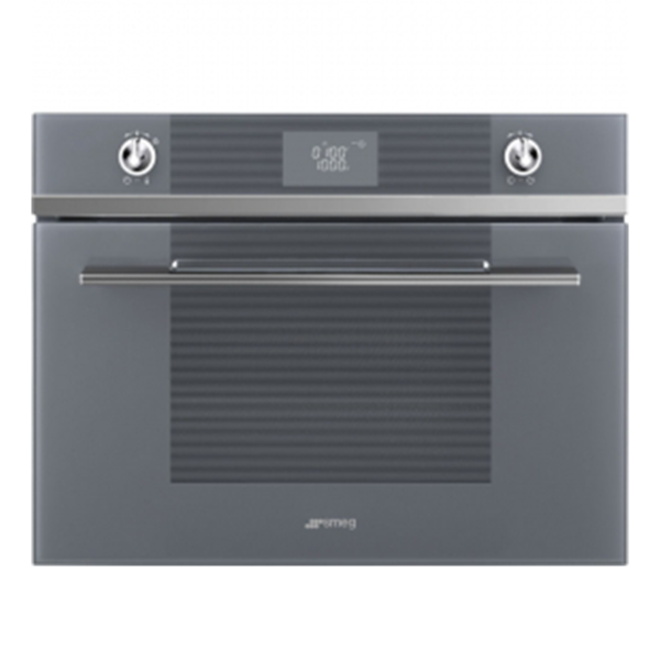 SMEG SF4102MCS COMBI MICROWAVE BIG LCD LINEA SIL Masons