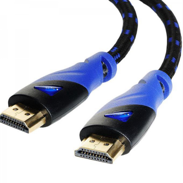 ASTRUM A31502-B 2.0M M-M 2V ETH BRAID HDMI CABLE Masons