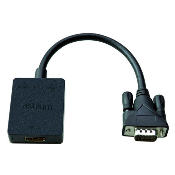 ASTRUM A38051-B VGA + SOUND - HDMI ADAPTER BLACK Masons