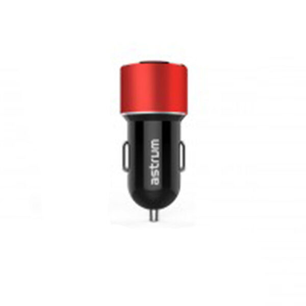 ASTRUM A93021-N CAR CHARGER 2.4AMP 2 USB RED Masons