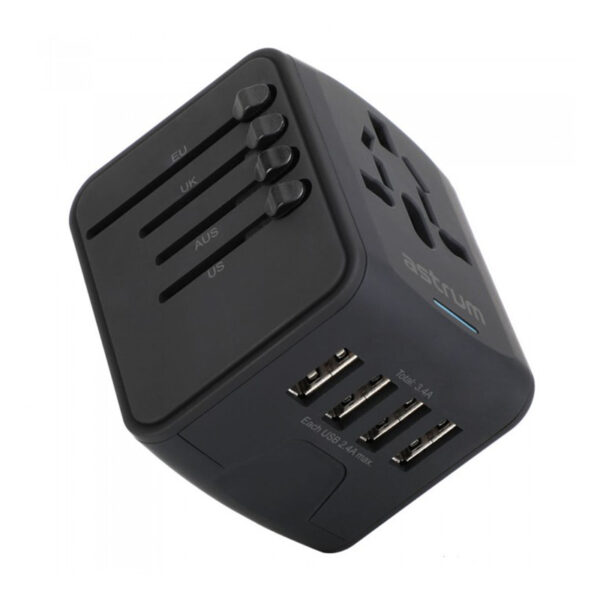 ASTRUM CH390 TRAVEL ADAPTER 4 USB Masons