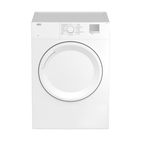 DEFY DTD316 8KG AIR VENTED DRYER WHITE Masons