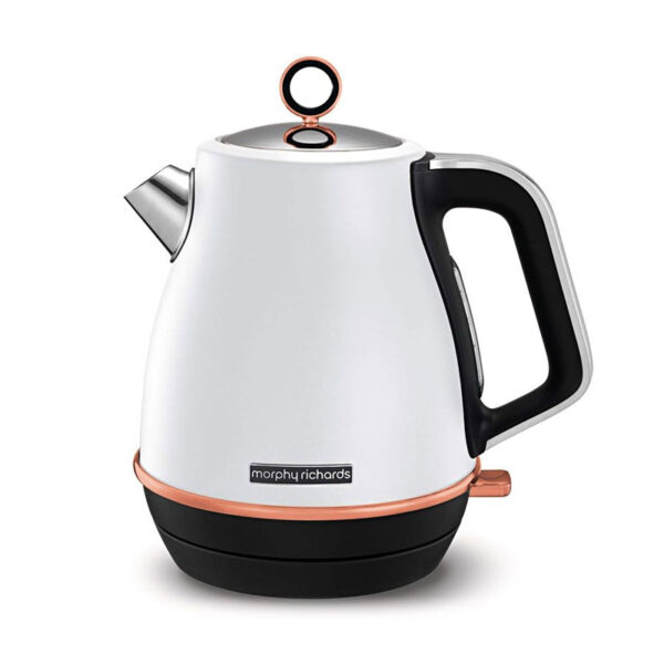 MORPHY RICHARDS EVOKE 1.5LT KETTLE ROSE GOLD & WHITE Masons