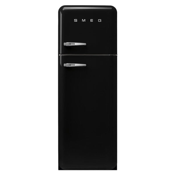 SMEG FAB30RBL5 A+++ 50's RETRO FRIDGE BLACK Masons