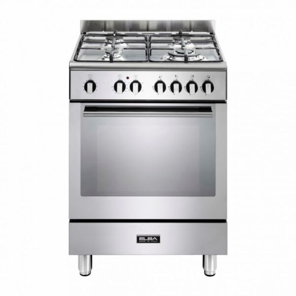 ELBA 6FX442C 60CM 4GAS/ELECTRIC OVEN CREAM STOVE Masons