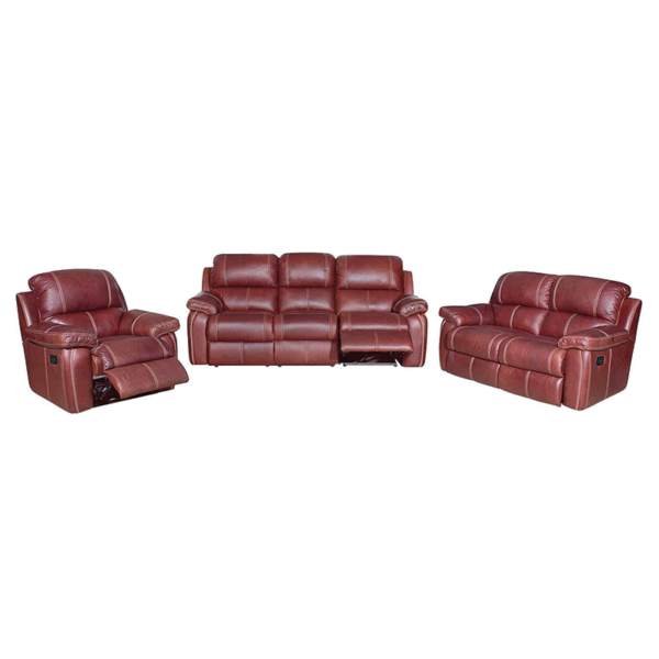 LAZBOY SOPHIA 3-2-1 LOUNGE SUITE HIDES LEATHER Masons