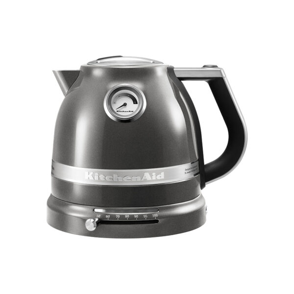 KitchenAid 5KEK1522EMS 1.5L Artisan Kettle Medallion Silver Masons