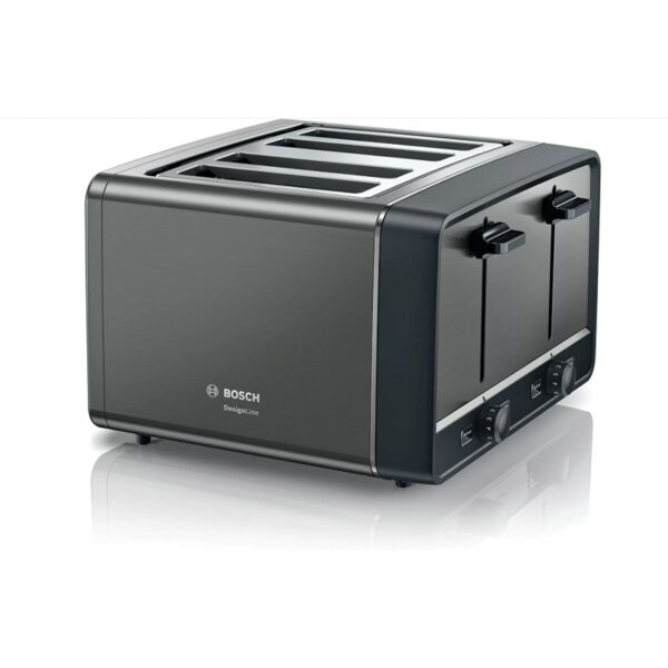 BOSCH TAT5P445GB 4 SLICE TOASTER GUN METAL Masons