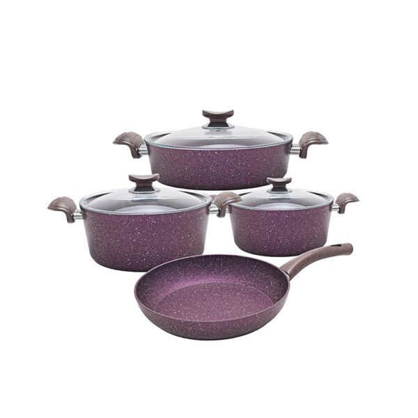 OMS 3105PURPLE 7PCE POT SET