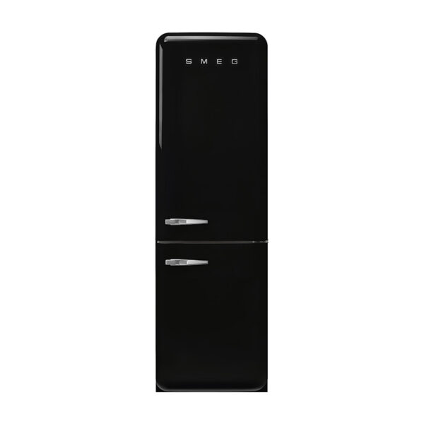 SMEG FAB32RBL5 COMBINED NO FROST BLACK FRIDGE Masons