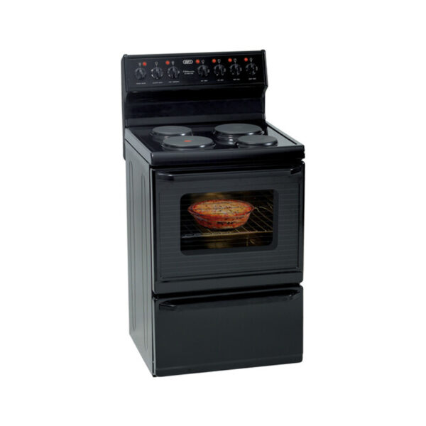 DEFY DSS694 60X60 ELECTRIC STOVE RC BLACK Masons