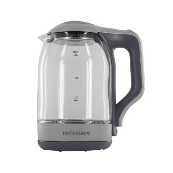 MELLERWARE 22800 KETTLE C/LESS GLASS GREY 1.8L 1800W Masons