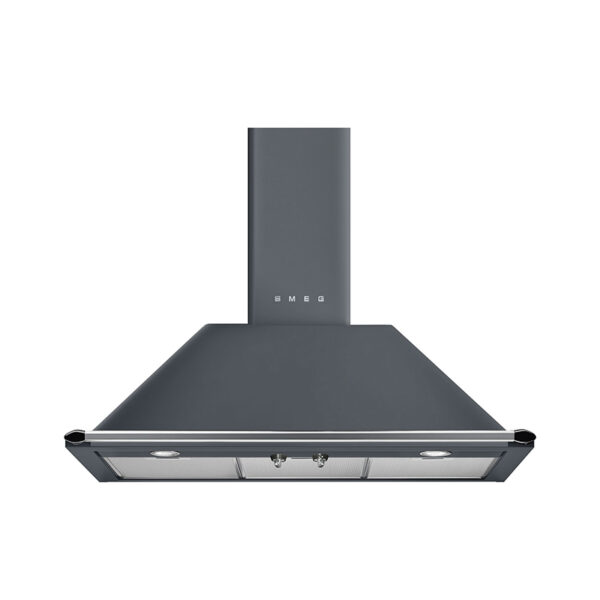 SMEG KT90GRE 90CM VICTORIS HOOD SLATE GRAY