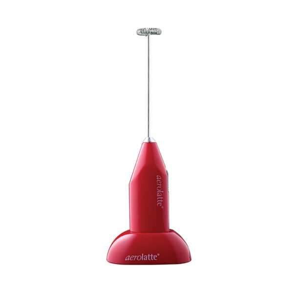 AEROLATTE AL-ST4-RD RED MILK FROTHER WITH STAND