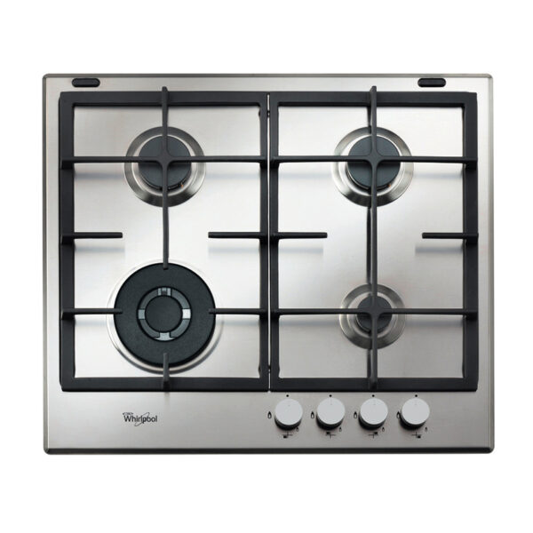 WHIRLPOOL GMA6422IX 60CM GAS HOB S/STEEL