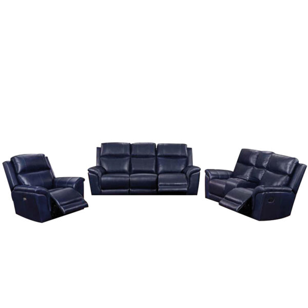 3 PIECE NAPA LOUNGE SUITE FULL LEATHER