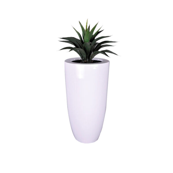 URN575 ORNAMENTAL POT LARGE WHITE