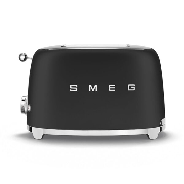 SMEG TSF01BLMSA 2 SLICE TOASTER MATT BLACK Masons