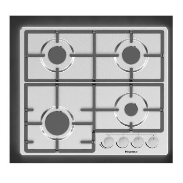 HISENSE HHU60GAGR 4 PLATE SS GAS HOB