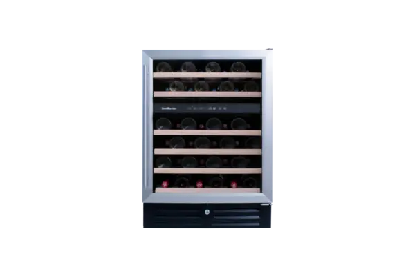 SNOMASTER VT-46 46 BOTTLE WINE COOLER DUAL ZONE Masons