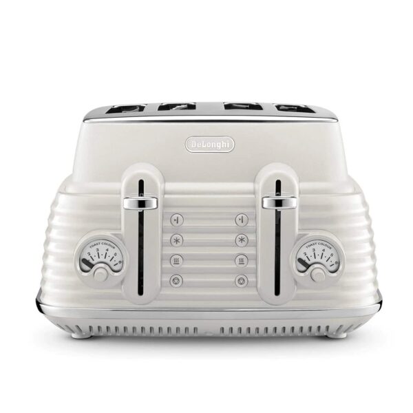 DELONGHI CTZS4003.W Scultura 4 Slice Toaster