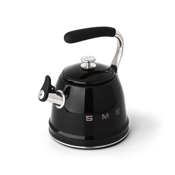 SMEG CKLW2001BL 2.3LT WHISTLING KETTLE BLACK Masons