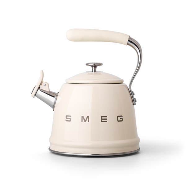 SMEG CKLW2001CR 2.3LT WHISTLING KETTLE CREAM Masons