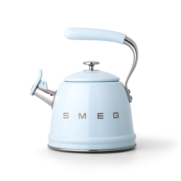 SMEG CKLW2001PB 2.3LT WHISTLING KETTLE PASTEL BLUE