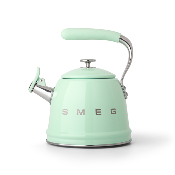 SMEG CKLW2001PG 2.3LT WHISTLING KETTLE PASTEL GREEN Masons