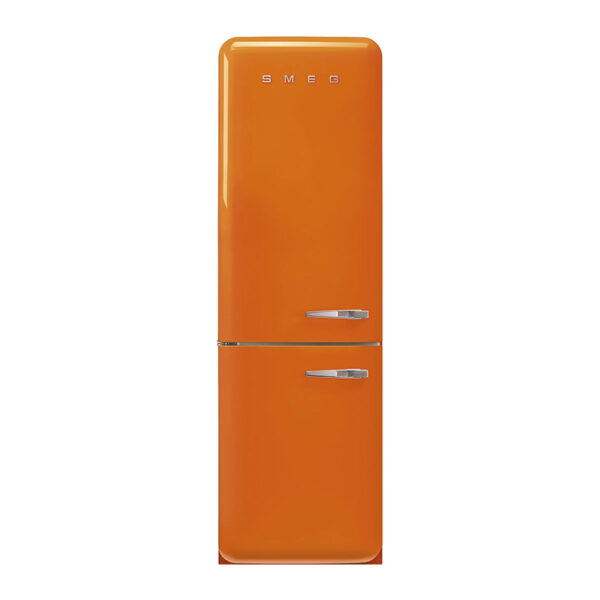 SMEG FAB32LOR5 COMBINED FRIDGE NO FROST ORANGE LEFT Masons