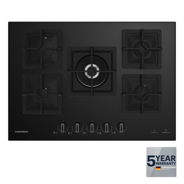 GRUNDIG OCDK752DWKS 75CM GAS ON GLASS HOB Masons