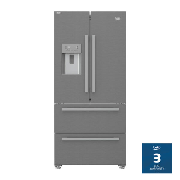 BEKO GNE60532DX 84CM MULTI DOOR SIDE BY SIDE FRIDGE