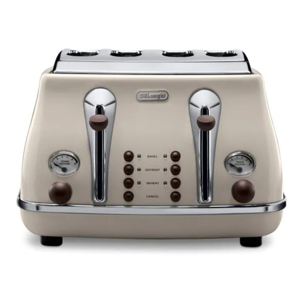 DELONGHI CTOV4003.BG 4 SLICE TOASTER CREAM Masons