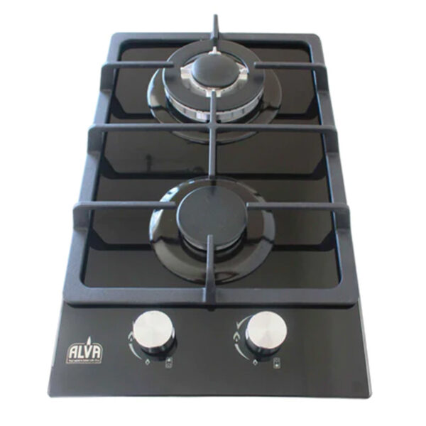 ALVA GDH202 30CM 2 BURNER GAS HOB GLASS Masons