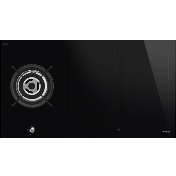 SMEG PM3953D 90CM MIXED HOB CLASSIC AESTHETIC BLACK HOB Masons