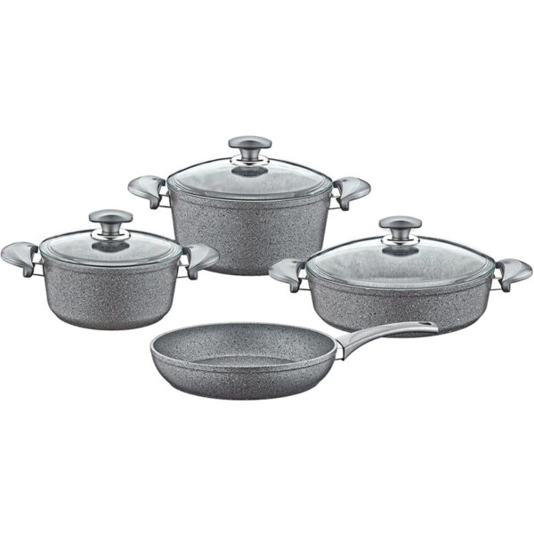 OMS 3105 GREY 7PCS POT SET